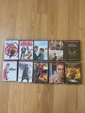 DVD Movie Bundle 10 Films Comedy Action Romance Spider Man Wedding Crashers